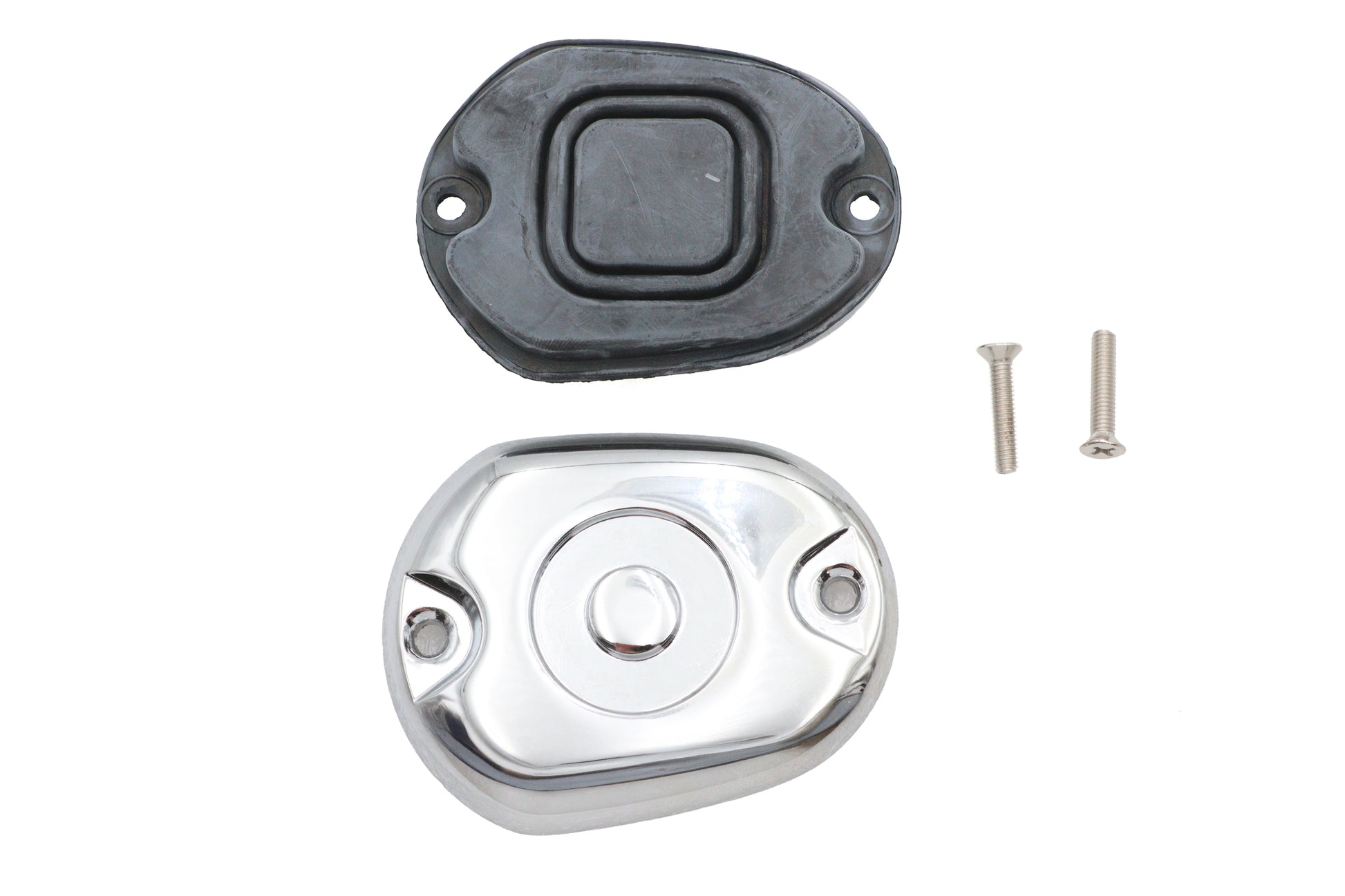 V-Twin Handlebar Master Cylinder Cover Chrome - OEM Part 42313-04 for Harley Davidson XL (2004-2006) by V-Twin