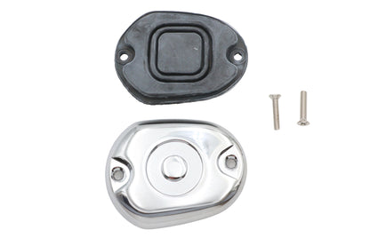 V-Twin Handlebar Master Cylinder Cover Chrome - OEM Part 42313-04 for Harley Davidson XL (2004-2006) by V-Twin