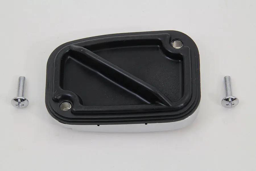 Edart Chrome Master Cylinder Cover Kit for Harley Davidson FLT (Part #77668) by Edart