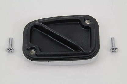 Edart Chrome Master Cylinder Cover Kit for Harley Davidson FLT (Part #77668) by Edart