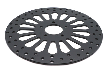 Ultima 96-637 11.8-Inch King Spoke Front Brake Disc, Black