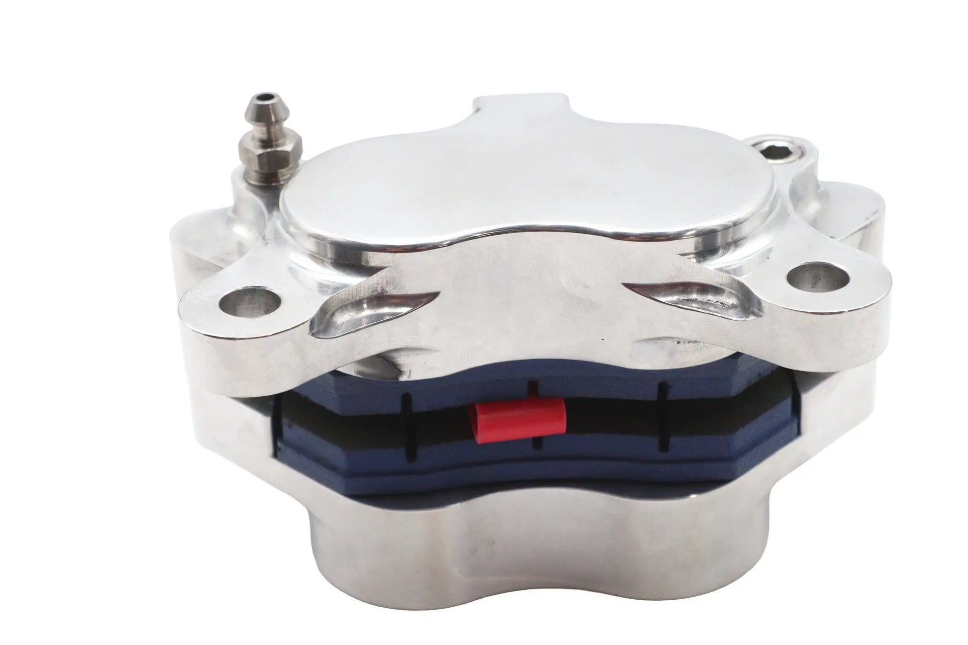 Ultima 4-Piston Polished Caliper Part #90-675 for High-Performance Brake Systems by Ultima