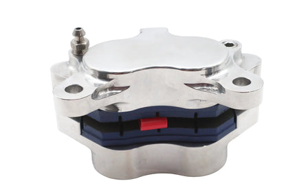Ultima 4-Piston Polished Caliper Part #90-675 for High-Performance Brake Systems by Ultima