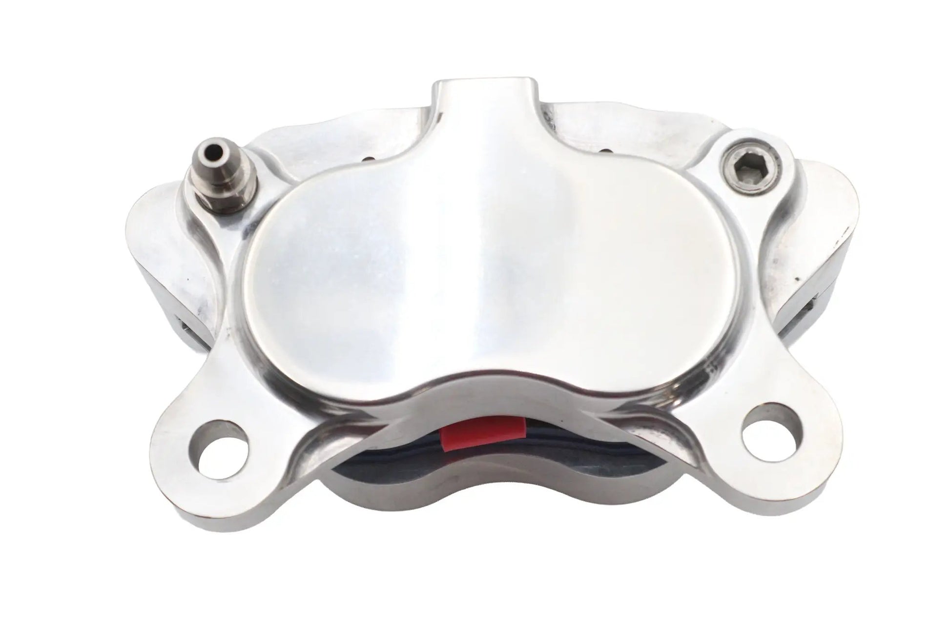 Ultima 4-Piston Polished Caliper Part #90-675 for High-Performance Brake Systems by Ultima
