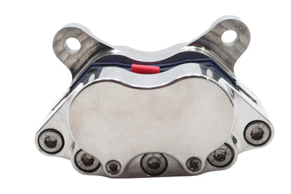 Ultima 4-Piston Polished Caliper Part #90-675 for High-Performance Brake Systems by Ultima