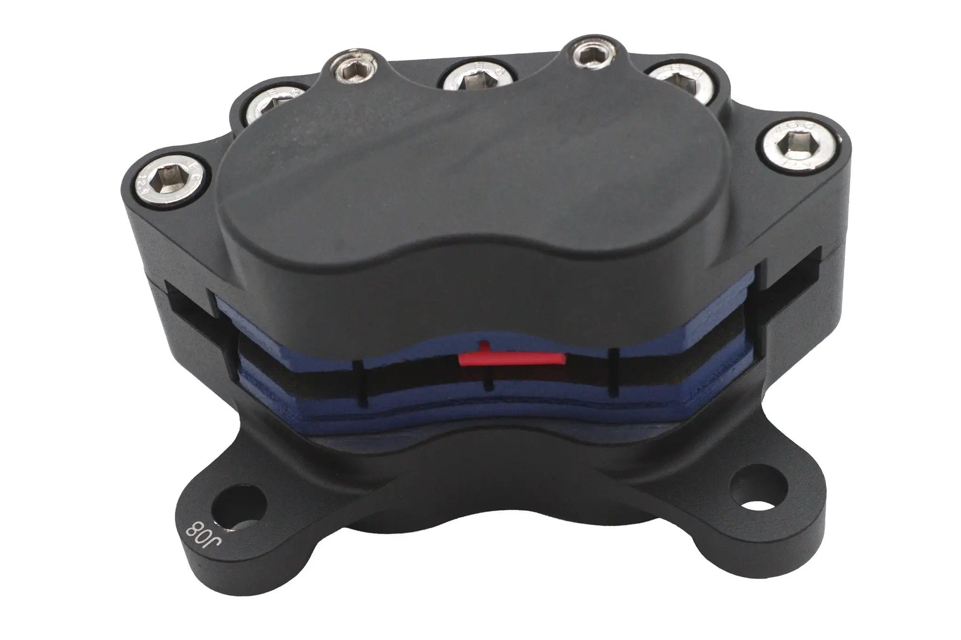 Ultima 4-Piston Black Brake Caliper with Optional Mounting Bracket by Ultima