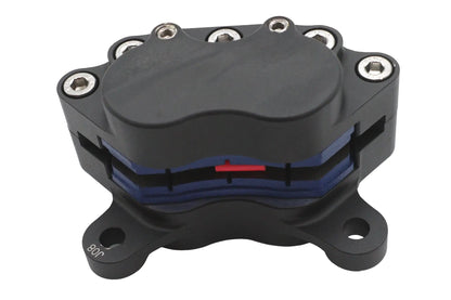 Ultima 4-Piston Black Brake Caliper with Optional Mounting Bracket by Ultima