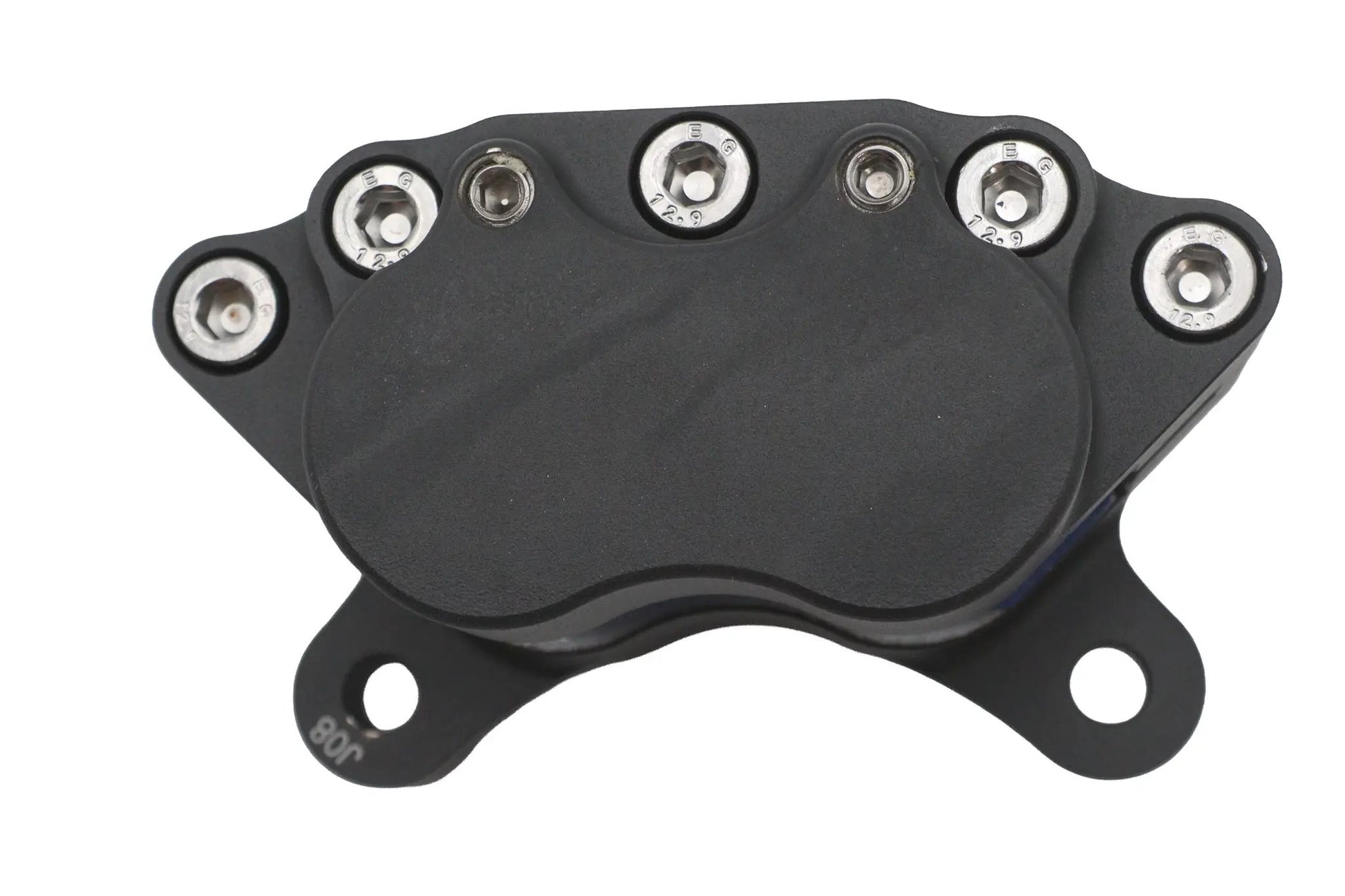 Ultima 4-Piston Black Brake Caliper with Optional Mounting Bracket by Ultima