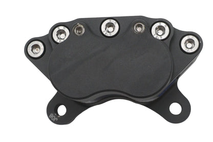 Ultima 4-Piston Black Brake Caliper with Optional Mounting Bracket by Ultima