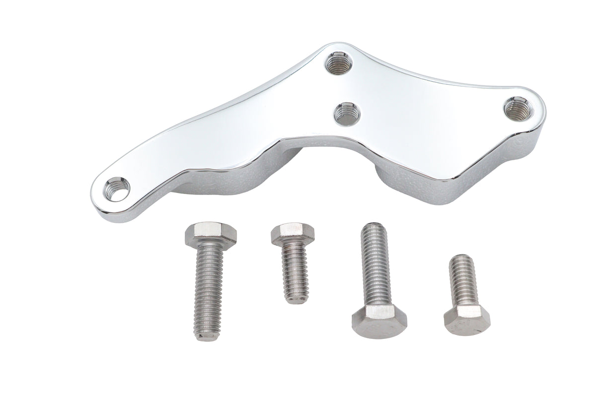 Ultima 90-887 Chrome Front Caliper Bracket, Right Side for 11-1/2-Inch Brake Discs