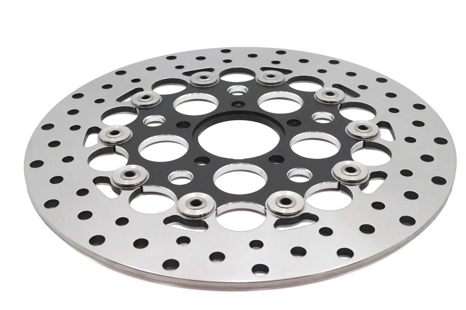 Ultima 11-1/2 inch Floating Rear Brake Disc for Harley Davidson</br>Model Compatibility: 2008 FXST, 2001 FLST, 1994 FXD & FXST, 1987 FXST, 1992 FLST, 1985 FXST, 1993 FXR, 2007 FXST, 1998 FLST by Ultima