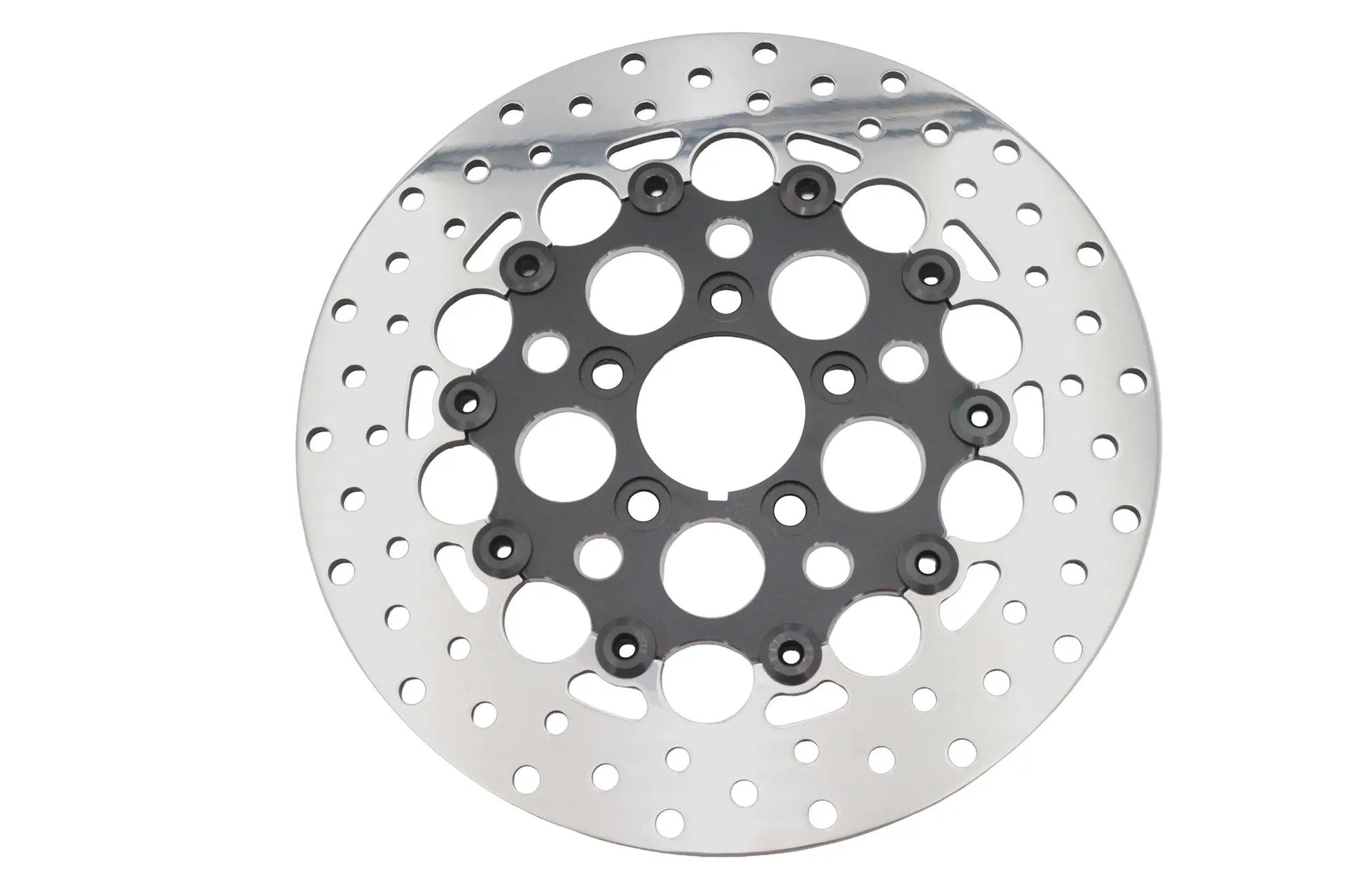Ultima 11-1/2 inch Floating Rear Brake Disc for Harley Davidson</br>Model Compatibility: 2008 FXST, 2001 FLST, 1994 FXD & FXST, 1987 FXST, 1992 FLST, 1985 FXST, 1993 FXR, 2007 FXST, 1998 FLST by Ultima