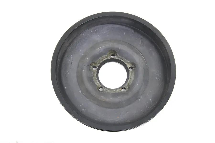 V-Twin Front Brake Drum Black for Harley Davidson FL Models - Part 19144B by V-Twin