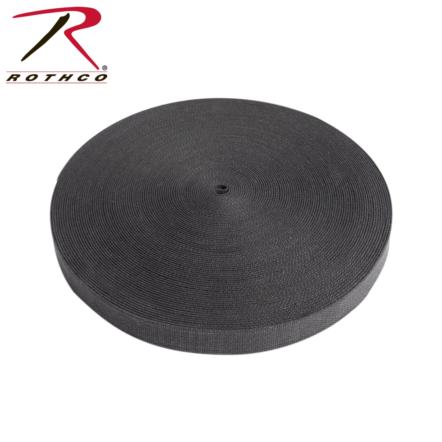 Rothco Belt Webbing Black – Durable 1 1/4 Inch Cotton Strap for Custom Belts and Utility Projects