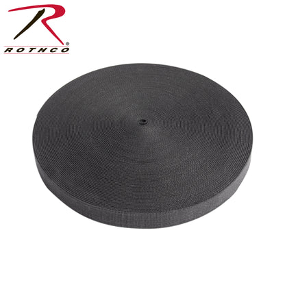 Rothco Belt Webbing Black – Durable 1 1/4 Inch Cotton Strap for Custom Belts and Utility Projects