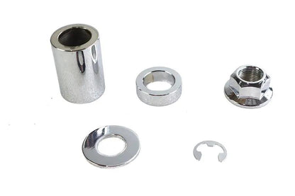 Colony Rear Axle and Nut Spacer Kit Smooth Style Chrome for Harley Davidson FXD 2006-2007 by Colony