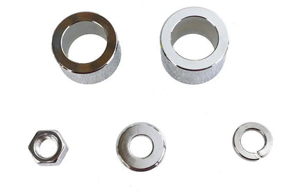 Colony Chrome Front Axle Spacer Kit for Harley Davidson FXDWG 2006-2007 by Colony