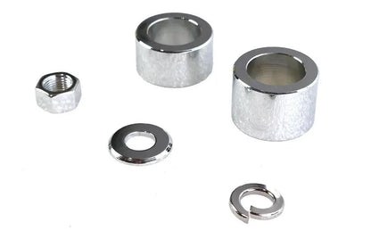 Colony Chrome Front Axle Spacer Kit for Harley Davidson FXDWG 2006-2007 by Colony