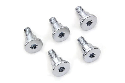 Colony Chrome Front Brake Disc Bolt Set for Harley Davidson FXD (2006-2015) by Colony