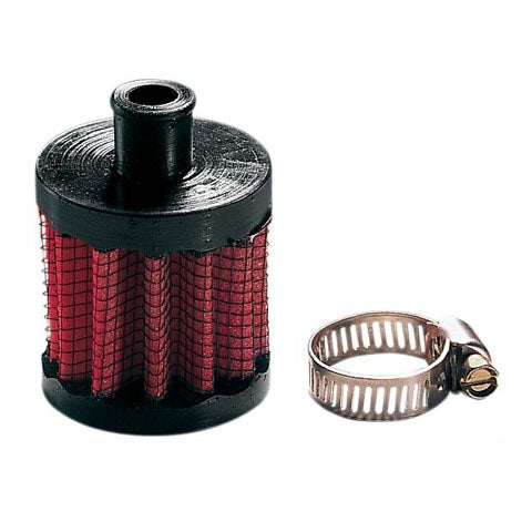 UNI FILTER UP-102 Breather Filter - 1 1/2 Inch O.D. x 1 1/2 Inch Length with 3/8 Inch Clamp-On Design