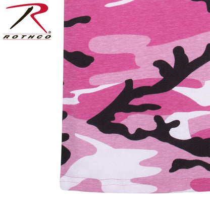 Rothco Kids Pink Camo T-Shirt Size XS - Durable Camouflage Short Sleeve Tee for Young Adventurers