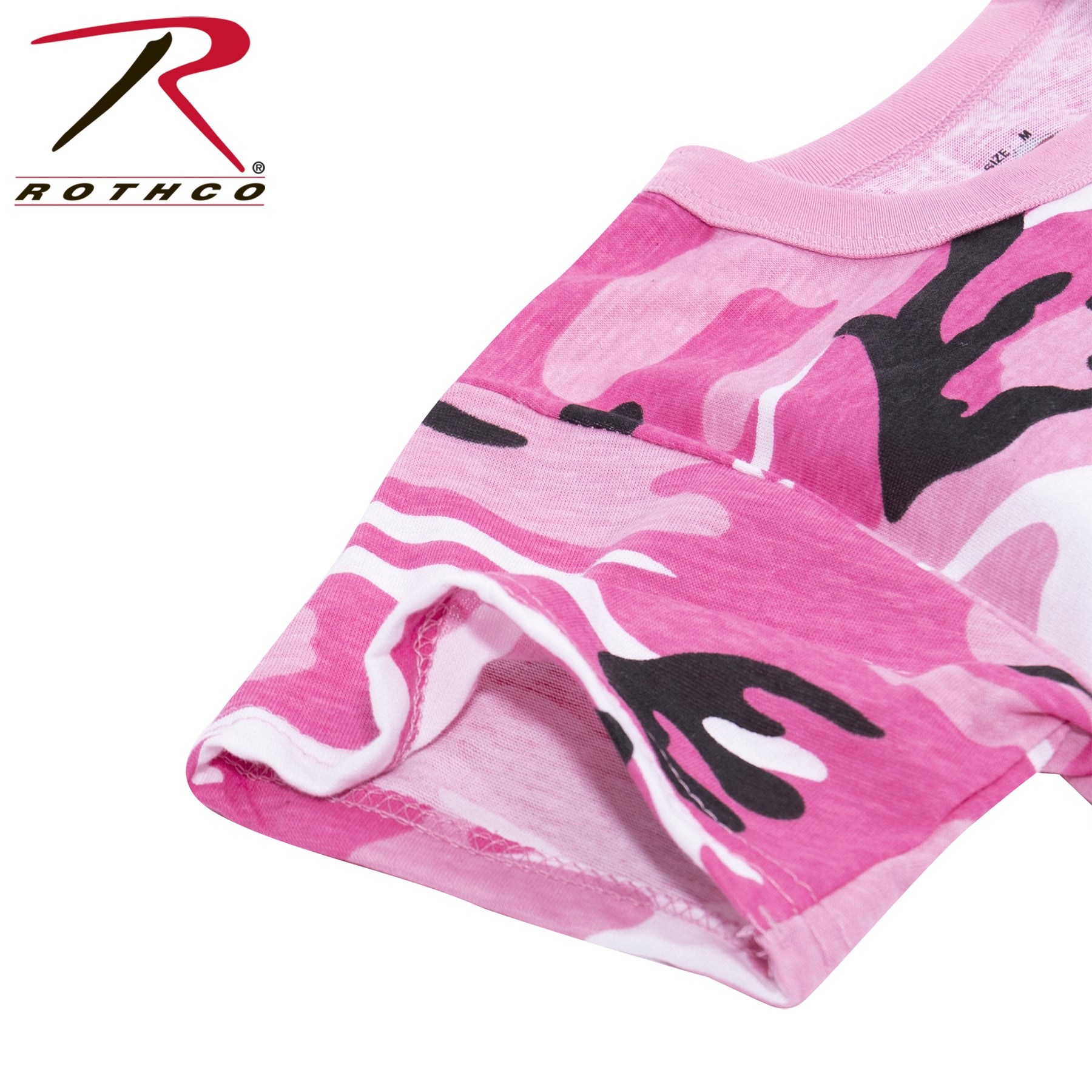 Rothco Kids Pink Camo T-Shirt Size XS - Durable Camouflage Short Sleeve Tee for Young Adventurers