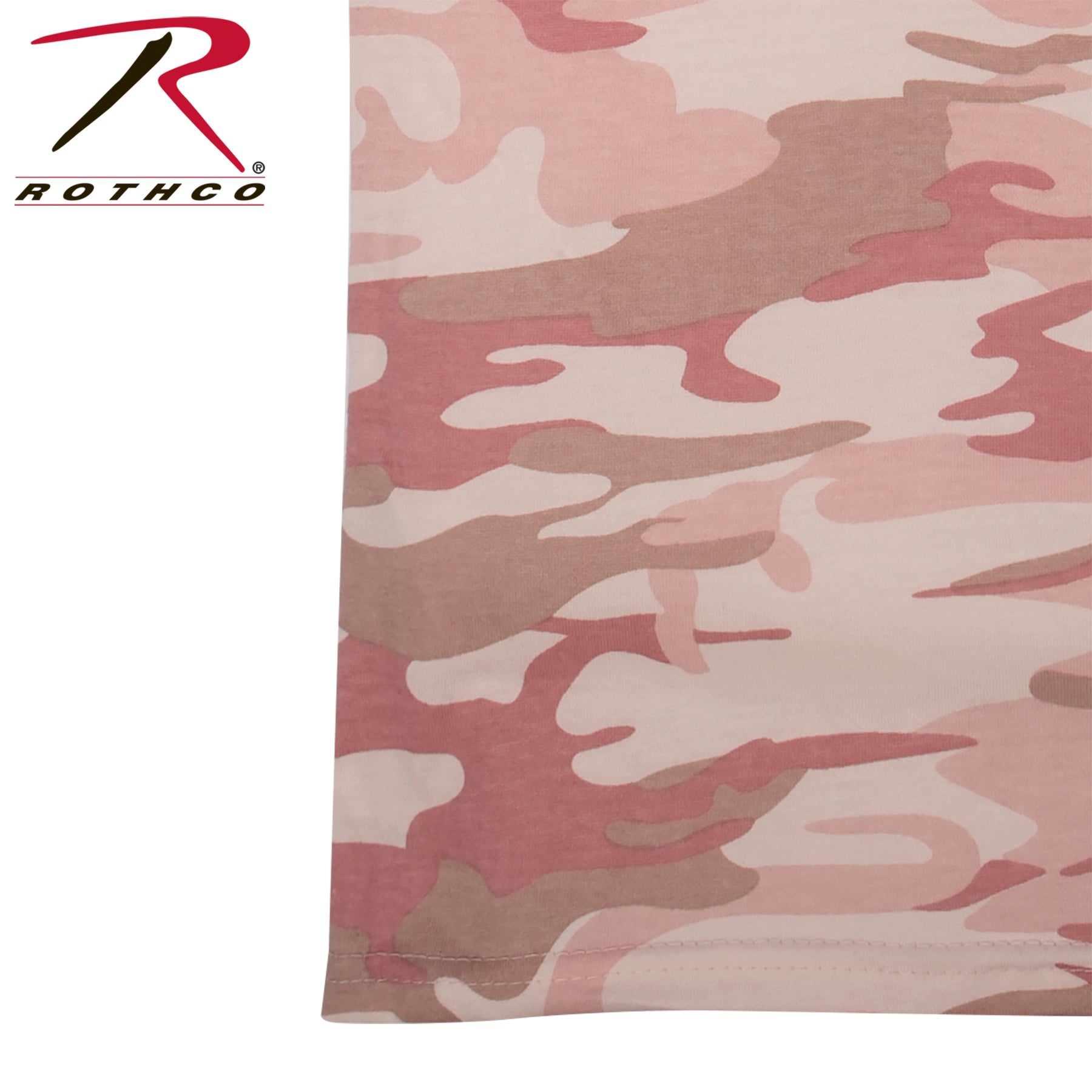 Rothco Kids Camo T-Shirt Baby Pink Camo Size Medium