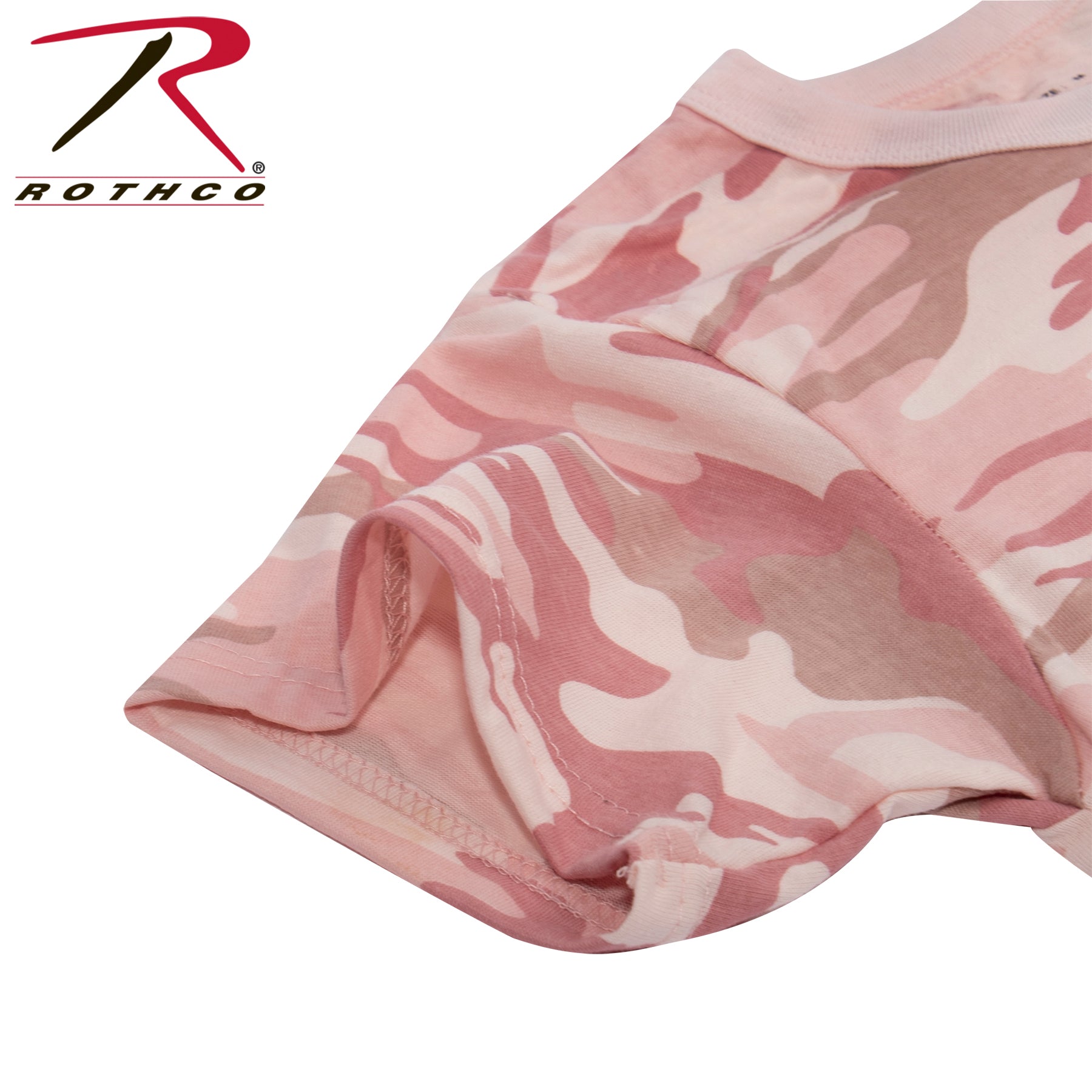 Rothco Kids Camo T-Shirt Baby Pink Camo Size Medium