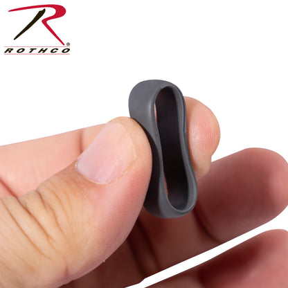 Rothco Silicone Ring in Grey, Size 8 – Durable Medical-Grade Tactical Wedding Band