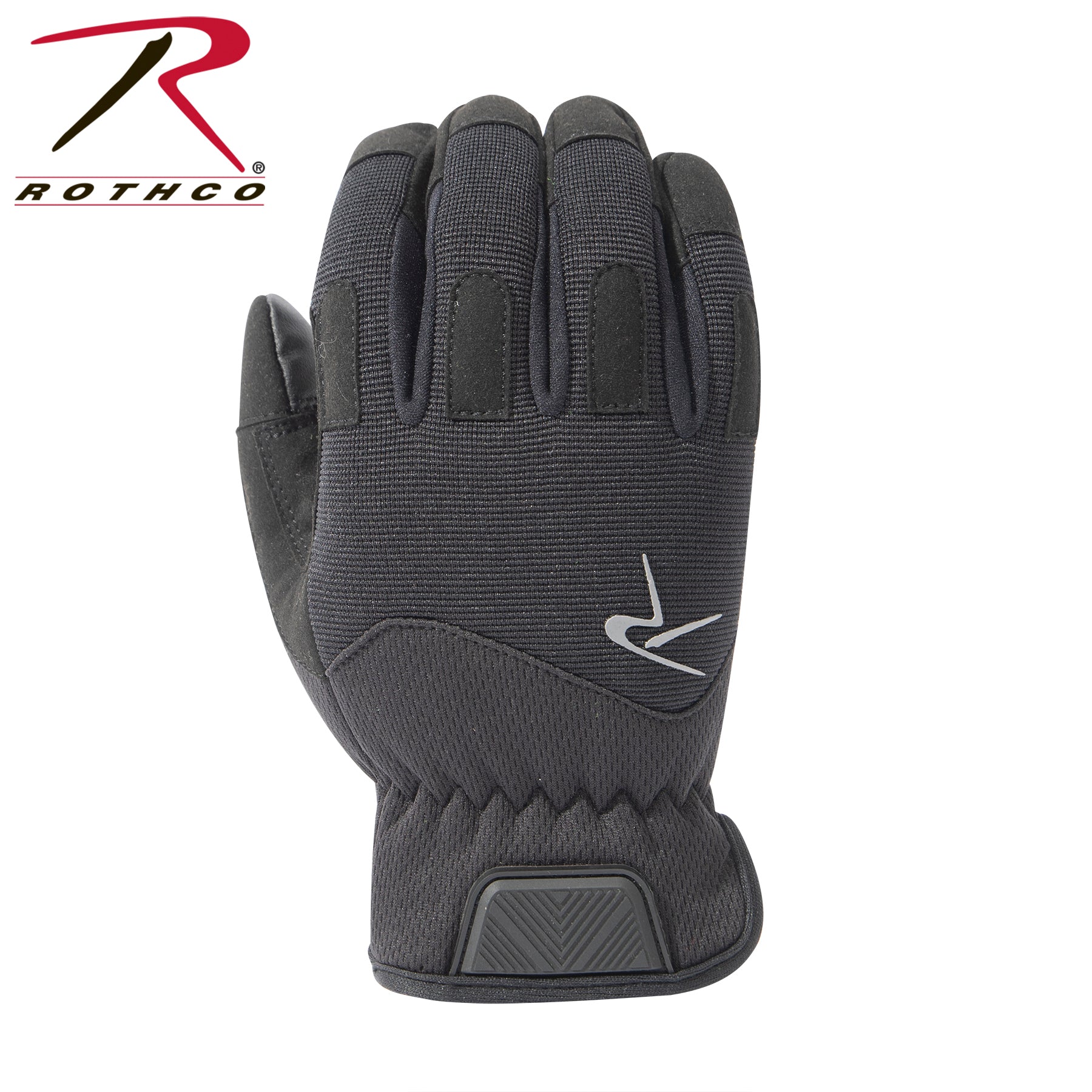 Rothco Rapid Fit Duty Gloves Black Size XS – Touchscreen-Compatible Tactical Gloves