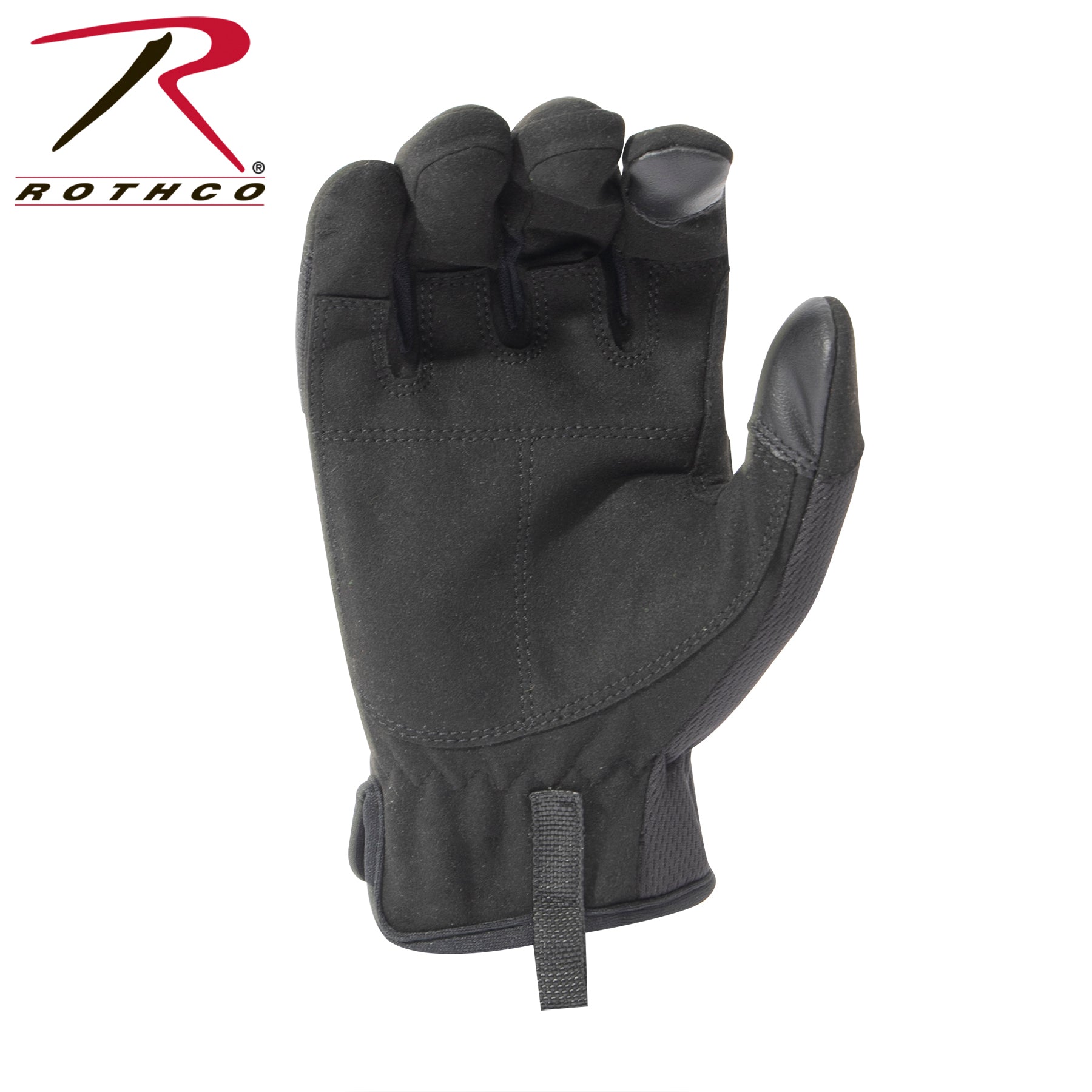 Rothco Rapid Fit Duty Gloves Black Size XS – Touchscreen-Compatible Tactical Gloves