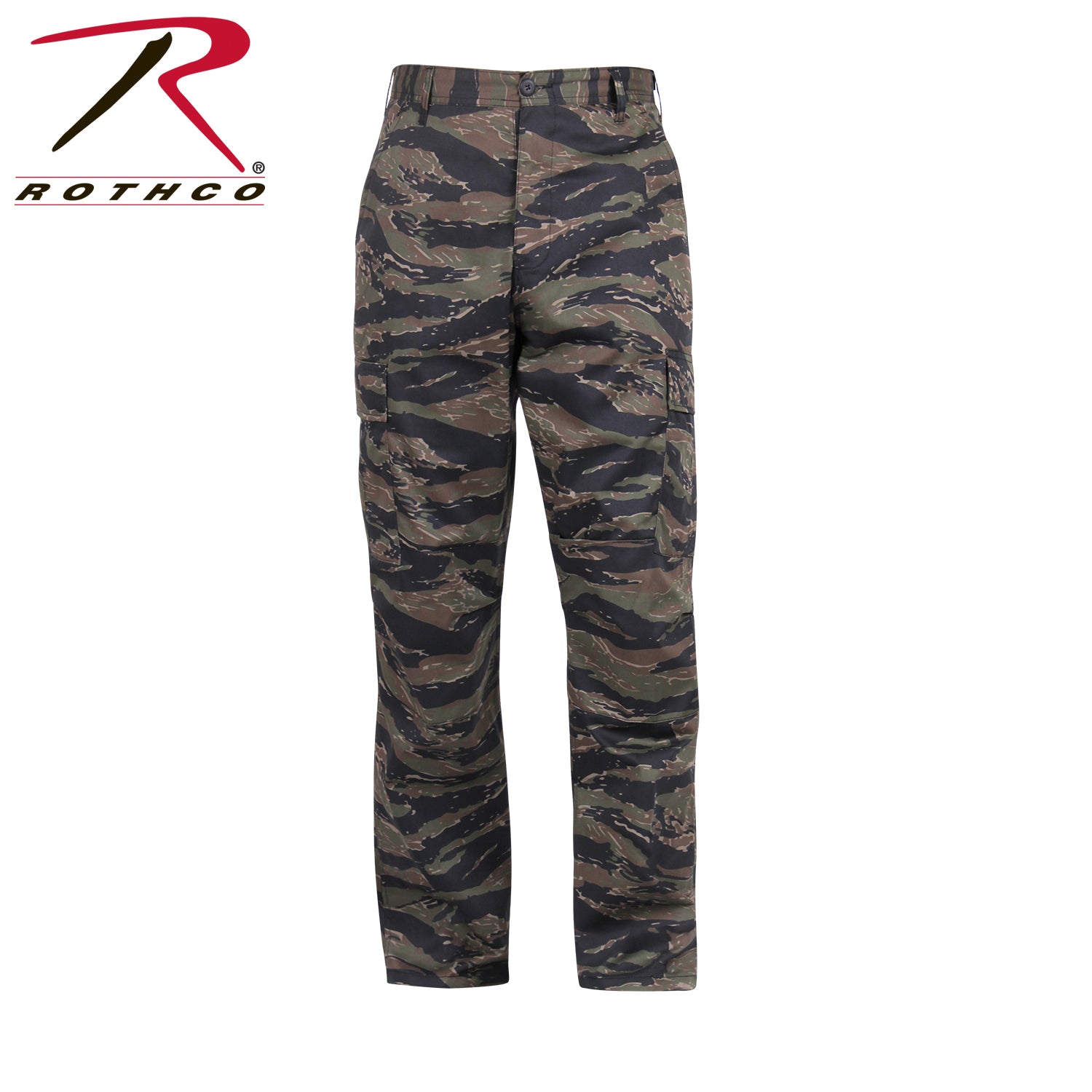 Rothco Camo Tactical BDU Pants Tiger Stripe Camo Size Small - Long
