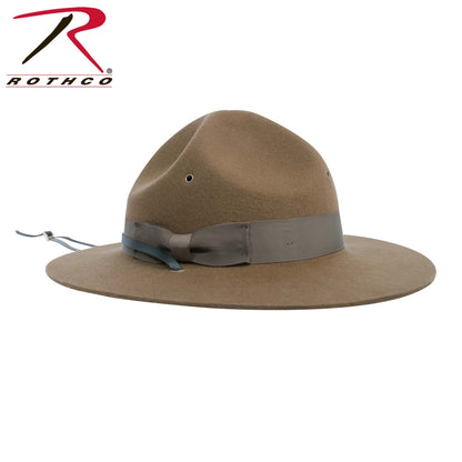 Rothco Campaign Hat 4-Dent Style with Adjustable Chinstrap and Air Vents - Size 7 3/8