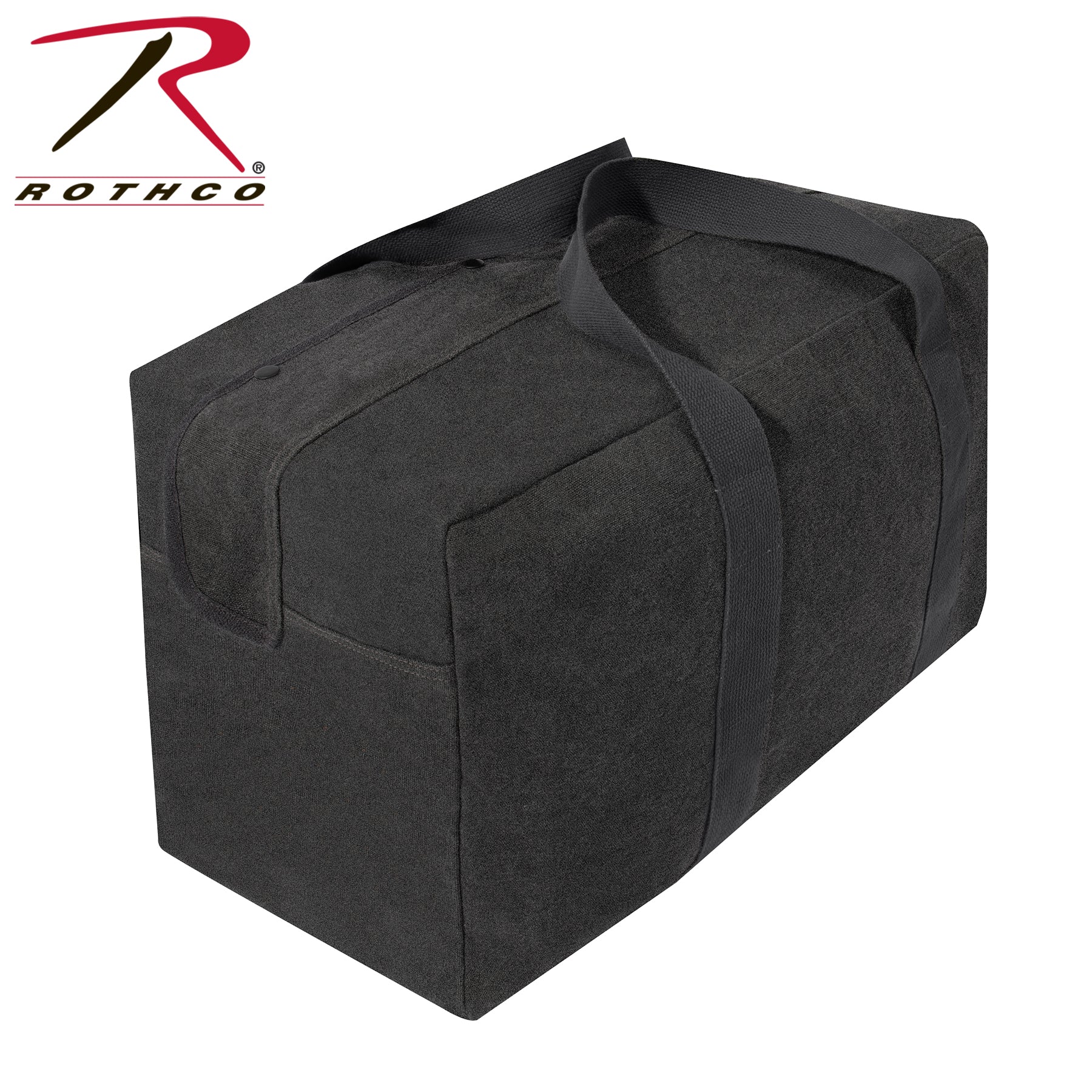 Rothco Canvas Parachute Cargo Bag Charcoal Grey - 75L Heavyweight Military-Style Duffel for Travel and Outdoor Use