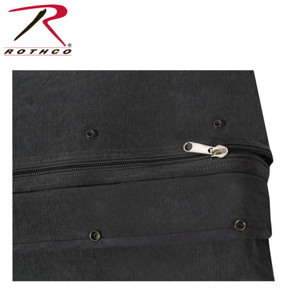 Rothco Canvas Parachute Cargo Bag Charcoal Grey - 75L Heavyweight Military-Style Duffel for Travel and Outdoor Use