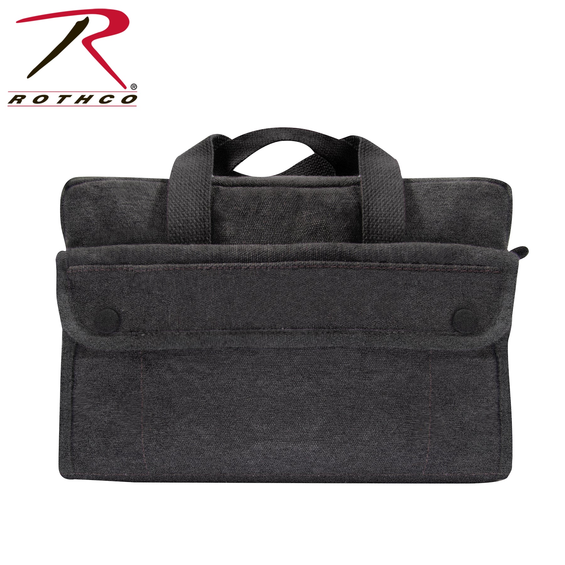 Rothco G.I. Style Mechanic's Tool Bag Charcoal Grey – Heavy-Duty Canvas Tool Tote with Multiple Pockets