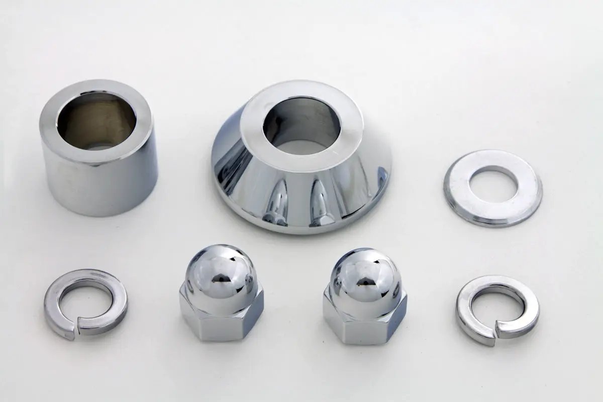 Colony Chrome Front Axle Spacer Kit for Harley Davidson FXSTD (2007-2016) by Colony