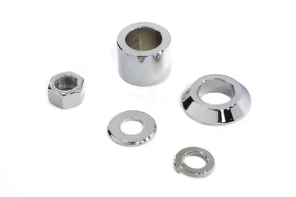 Colony Front Axle Spacer Kit Smooth Style Chrome for Harley Davidson FLSTC by Colony