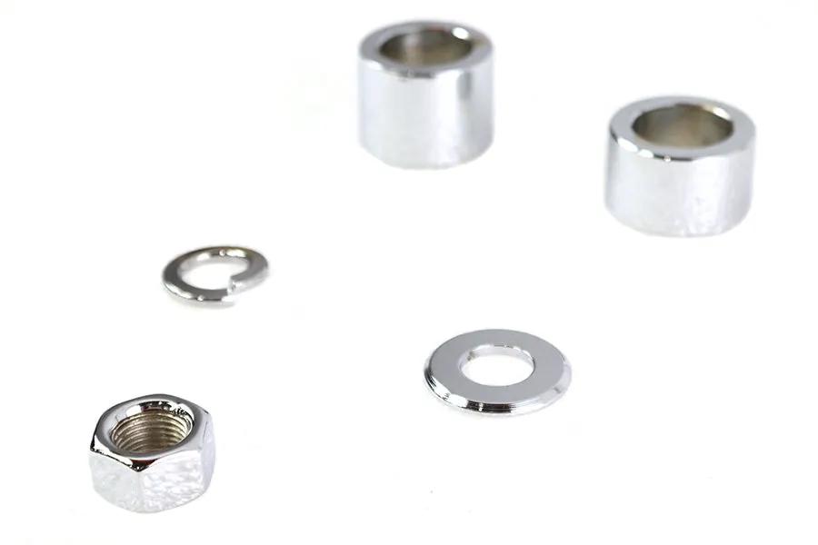 Colony Front Axle Spacer Kit Smooth Style Chrome for Harley Davidson FXST by Colony