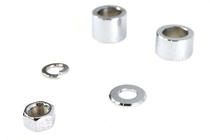 Colony Front Axle Spacer Kit Smooth Style Chrome for Harley Davidson FXST by Colony