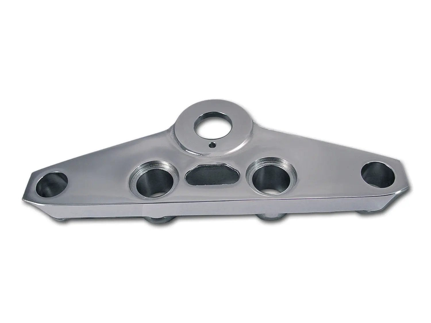 V-Twin Chrome Top Triple Tree for Harley Davidson FXWG & FXST Models - Part 5952 by V-Twin