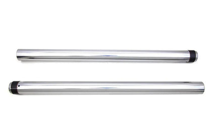 V-Twin Hard Chrome Fork Tube Set for Harley Davidson FLT Models - Stock Length 24.25 Inches by V-Twin
