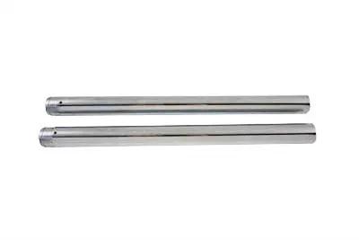 V-Twin Chrome Fork Tube Set Stock Length for Harley Davidson FLT (Part #094522) by V-Twin