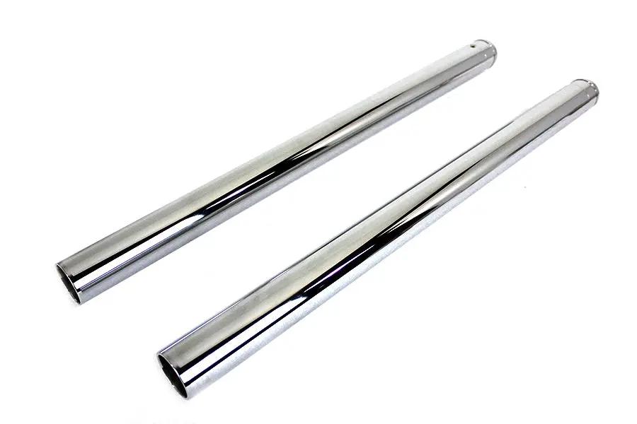 V-Twin Hard Chrome Fork Tube Set 4 Inch Over Stock for Harley Davidson FLT by V-Twin