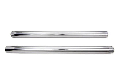 V-Twin Chrome Fork Tube Set – 2 Inch Over Stock for Harley Davidson FLT (1997-2006) by V-Twin