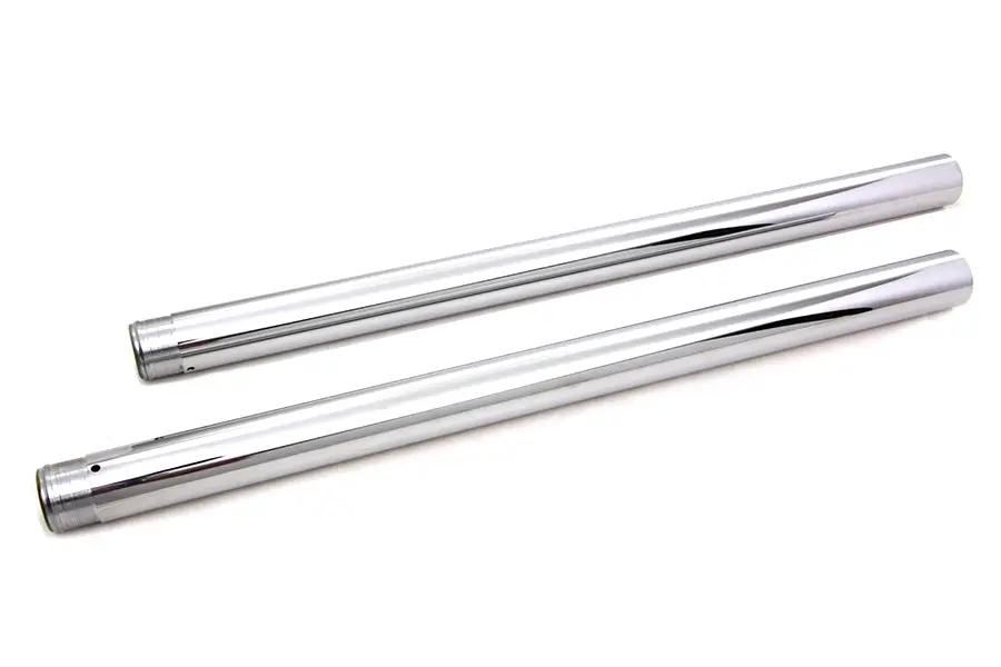 V-Twin Chrome Fork Tube Set – 2 Inch Over Stock for Harley Davidson FLT (1997-2006) by V-Twin