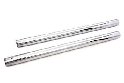 V-Twin Chrome Fork Tube Set – 2 Inch Over Stock for Harley Davidson FLT (1997-2006) by V-Twin