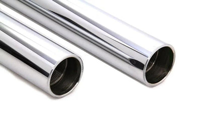 V-Twin Chrome Fork Tube Set – 2 Inch Over Stock for Harley Davidson FLT (1997-2006) by V-Twin