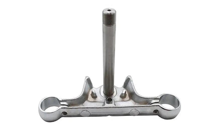 V-Twin Chrome Lower Triple Tree without Lock Tab for Harley Davidson FXST by V-Twin