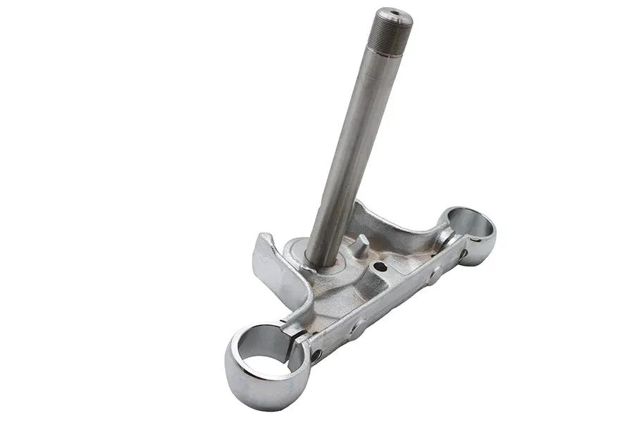 V-Twin Chrome Lower Triple Tree without Lock Tab for Harley Davidson FXST by V-Twin